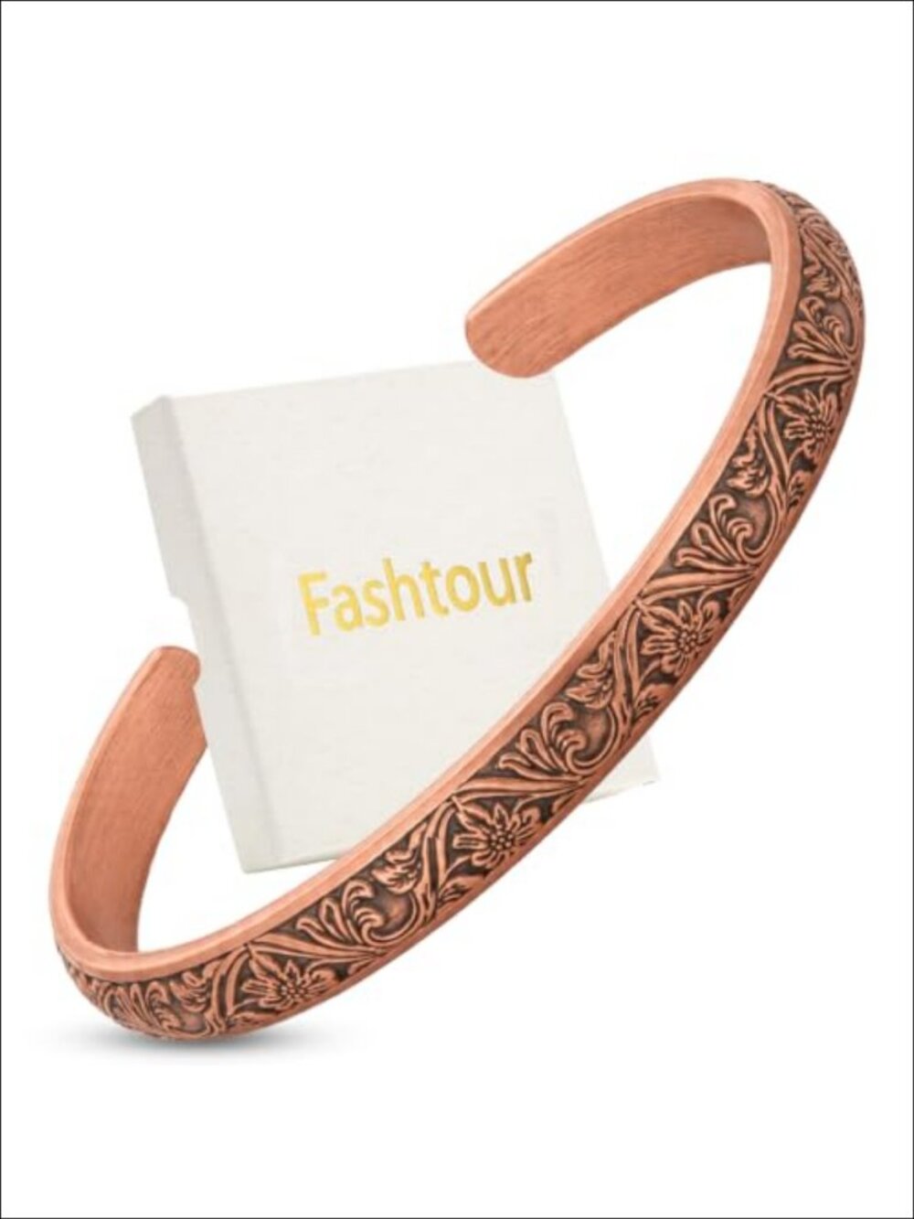 Copper Cuff Bracelet Adjustable Vintage Open Bangle Handmade